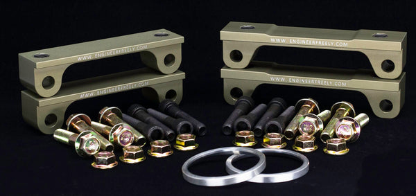 SW20 MR2 to Boxster (Non-S) Caliper Adapter Kit (PRE-ORDER